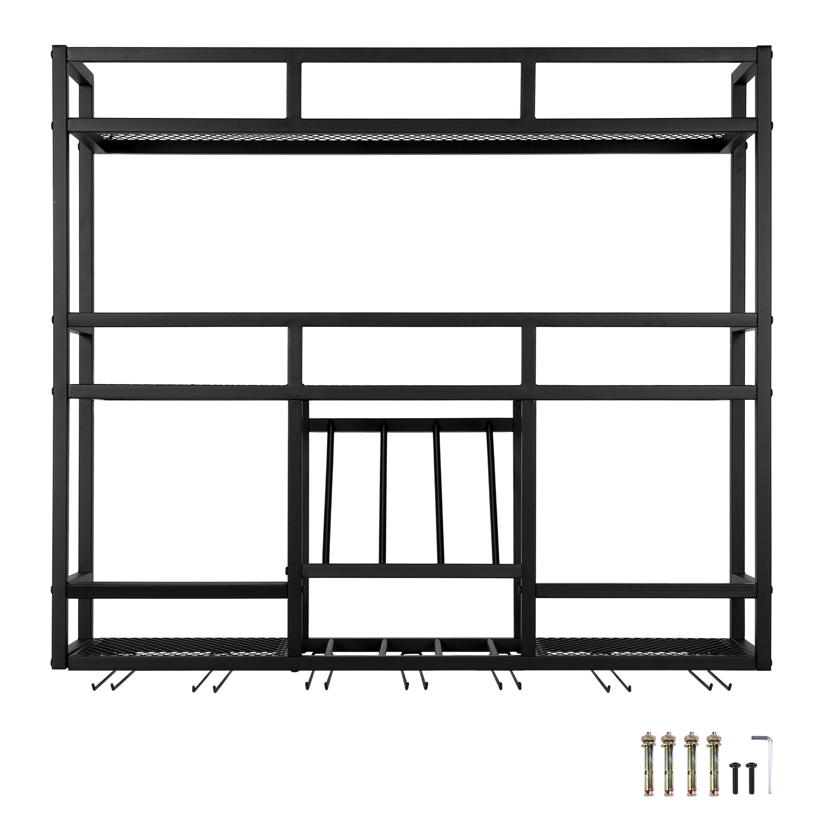 3 Tiers Wall Mounted Wine Rack - Home Bar Shelf review and price