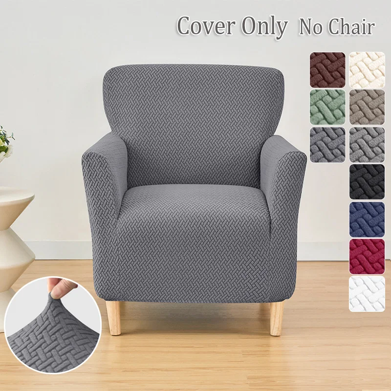 1PC Jacquard Tub Armchairs Cha - Home Bar Lounge review and price